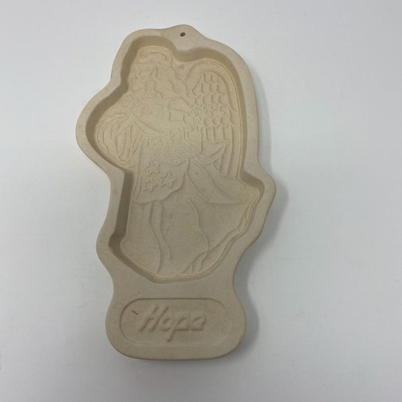 Longaberger Pottery Angel Series Cookie Mold 1994 - Picture 4 of 8